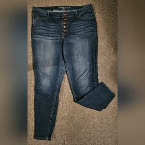 Maurices Button Fly Skinny Jean